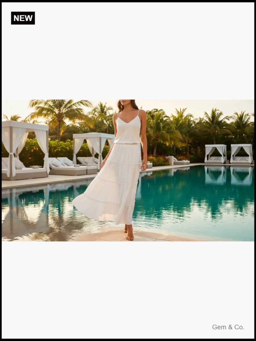 Boho Maxi Skirt High Waist with Pockets Flowy Long Skirt Women - Picture 7 of 7